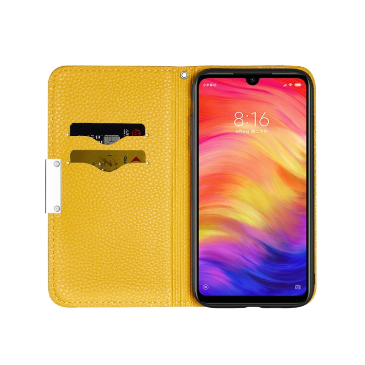 For Xiaomi Redmi Note 7 Pro Litchi Texture Horizontal Flip Leather Case with Holder & Card Slots