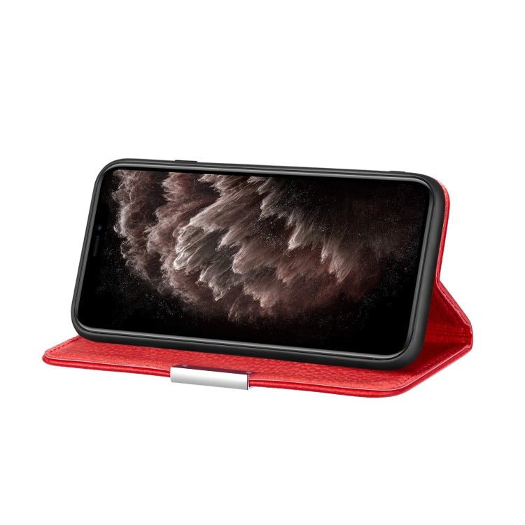 For iPhone 13 Pro Litchi Texture Horizontal Flip Leather Case with Holder & Card Slots