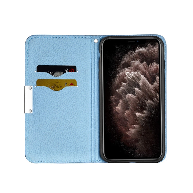 For iPhone 13 Pro Litchi Texture Horizontal Flip Leather Case with Holder & Card Slots