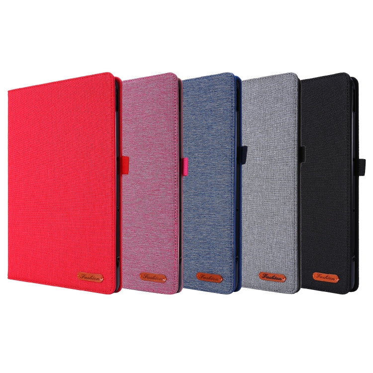 For Huawei MatePad 11 2021 Fabric Texture Horizontal Flip TPU Leather Case with Holder