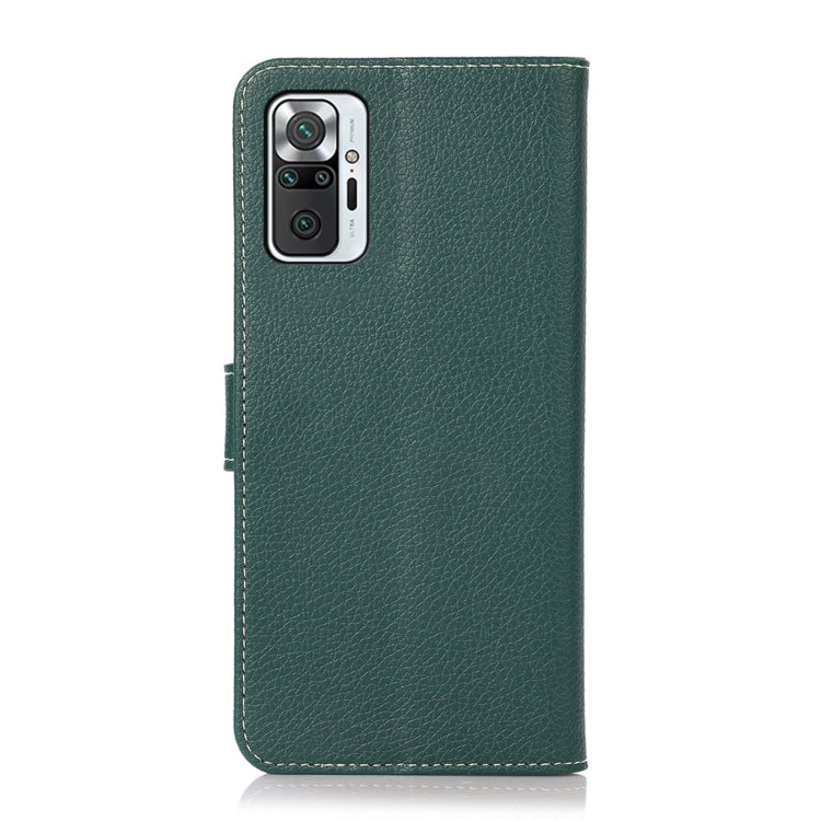 For Xiaomi Redmi Note 10 / Note 10S Litchi Texture PU + TPU Horizontal Flip Leather Case with Holder & Card Slots & Wallet