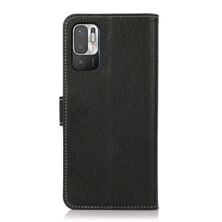 For Xiaomi Redmi Note 10 5G / Poco M3 Pro Litchi Texture PU + TPU Horizontal Flip Leather Case with Holder & Card Slots & Wallet