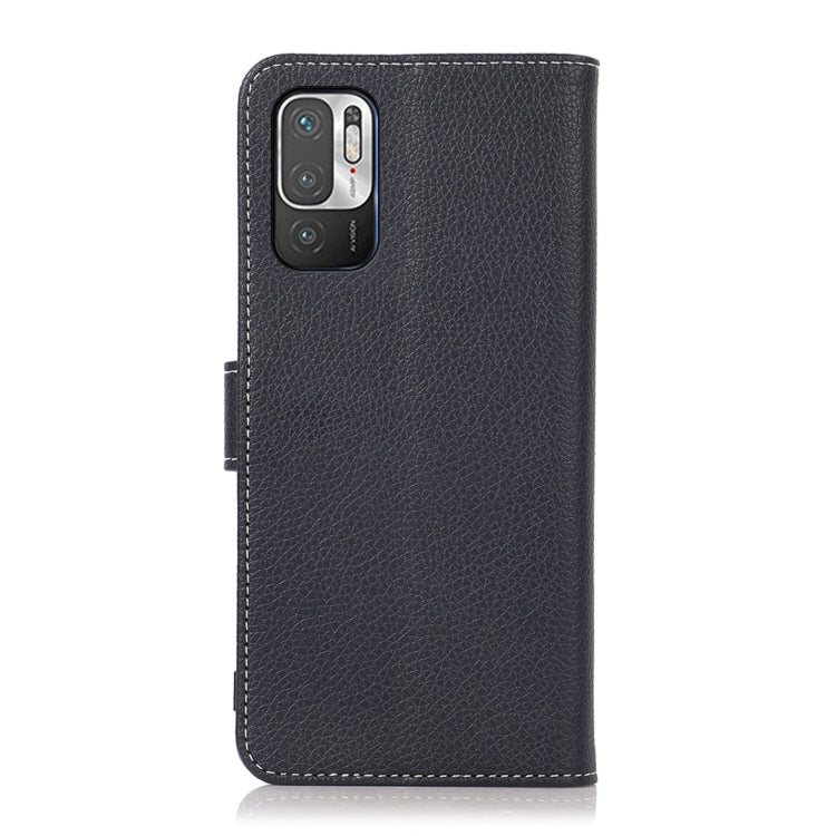 For Xiaomi Redmi Note 10 5G / Poco M3 Pro Litchi Texture PU + TPU Horizontal Flip Leather Case with Holder & Card Slots & Wallet