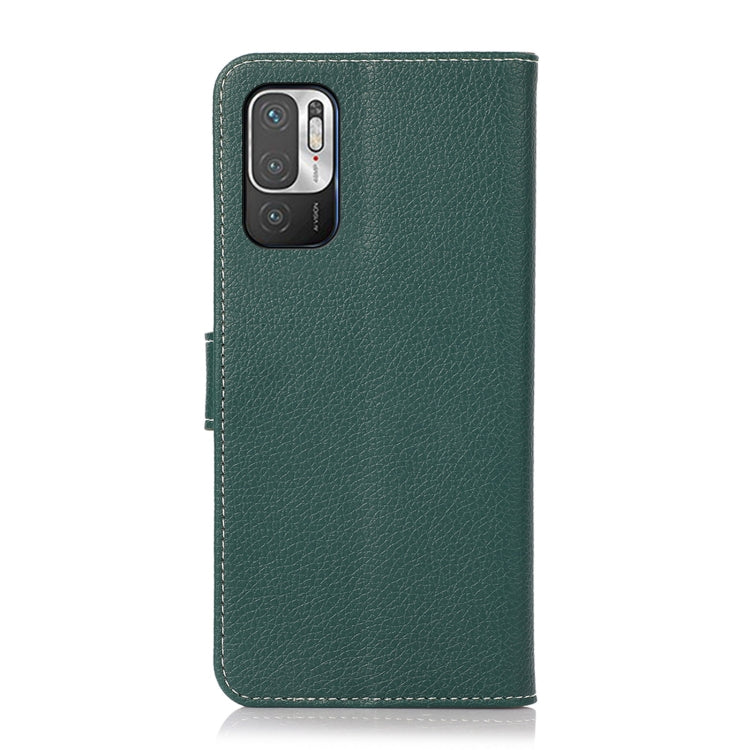 For Xiaomi Redmi Note 10 5G / Poco M3 Pro Litchi Texture PU + TPU Horizontal Flip Leather Case with Holder & Card Slots & Wallet