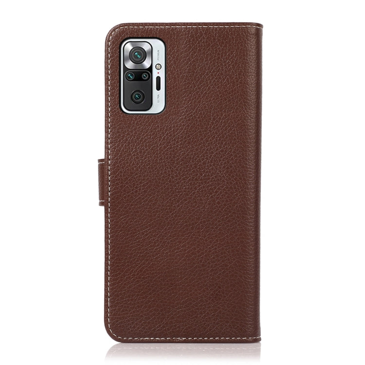 For Xiaomi Redmi Note 10 Pro / 10 Pro Max Litchi Texture PU + TPU Horizontal Flip Leather Case with Holder & Card Slots & Wallet