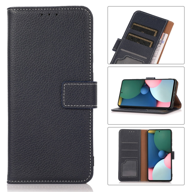 For Xiaomi Redmi Note 10 Pro / 10 Pro Max Litchi Texture PU + TPU Horizontal Flip Leather Case with Holder & Card Slots & Wallet