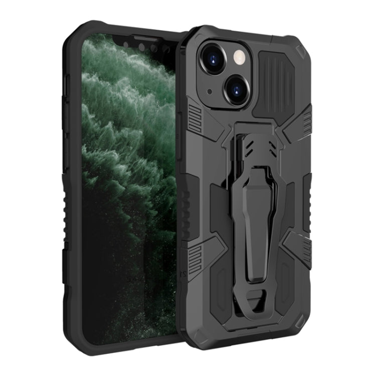 For iPhone 13 mini Machine Armor Warrior Shockproof PC + TPU Protective Case