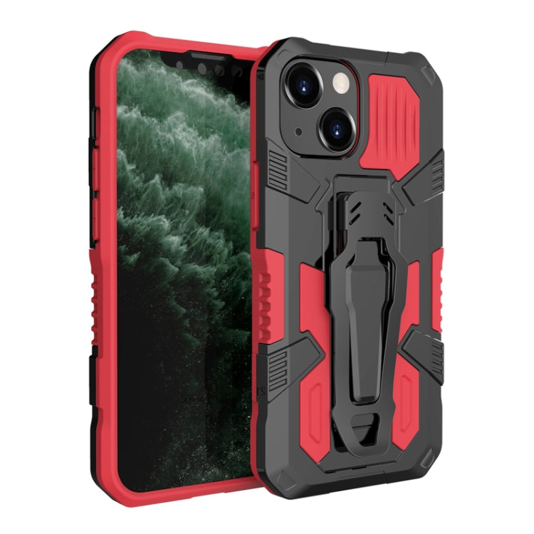 For iPhone 13 mini Machine Armor Warrior Shockproof PC + TPU Protective Case
