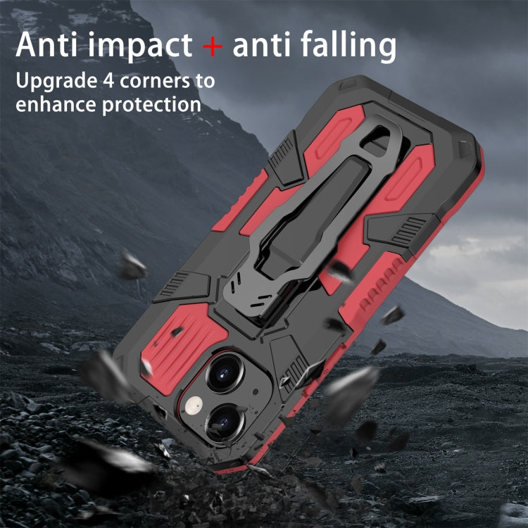 For iPhone 13 mini Machine Armor Warrior Shockproof PC + TPU Protective Case
