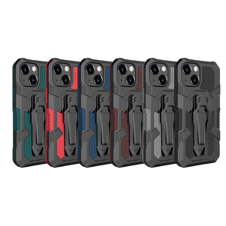 For iPhone 13 mini Machine Armor Warrior Shockproof PC + TPU Protective Case