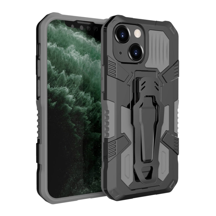 For iPhone 13 mini Machine Armor Warrior Shockproof PC + TPU Protective Case