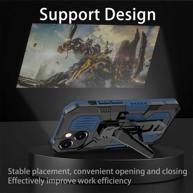 For iPhone 13 mini Machine Armor Warrior Shockproof PC + TPU Protective Case