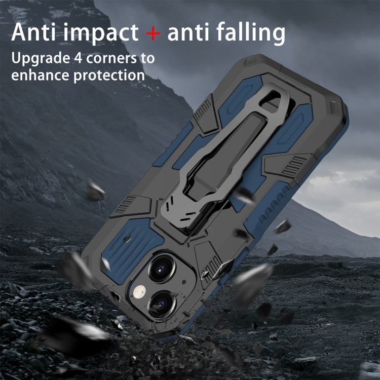 For iPhone 13 mini Machine Armor Warrior Shockproof PC + TPU Protective Case