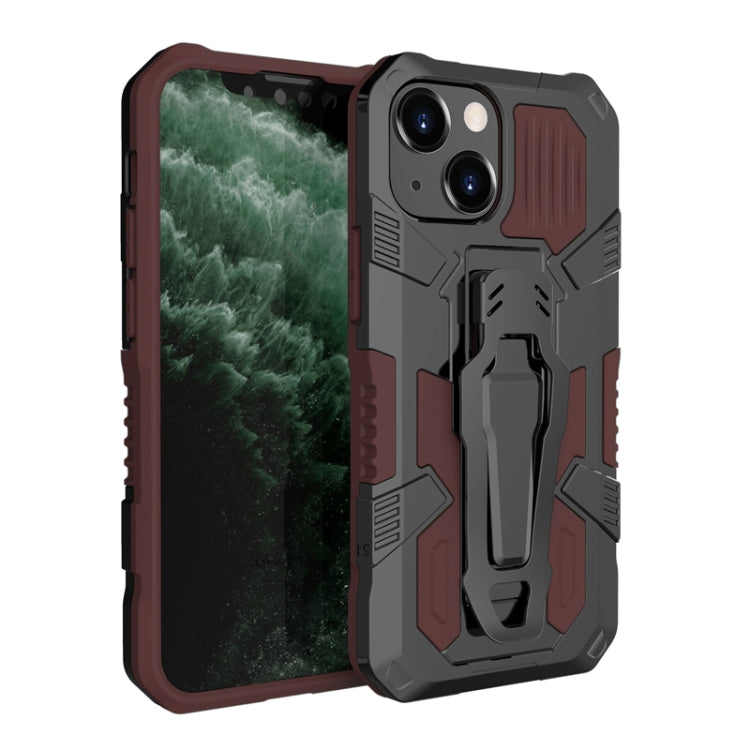 For iPhone 13 mini Machine Armor Warrior Shockproof PC + TPU Protective Case