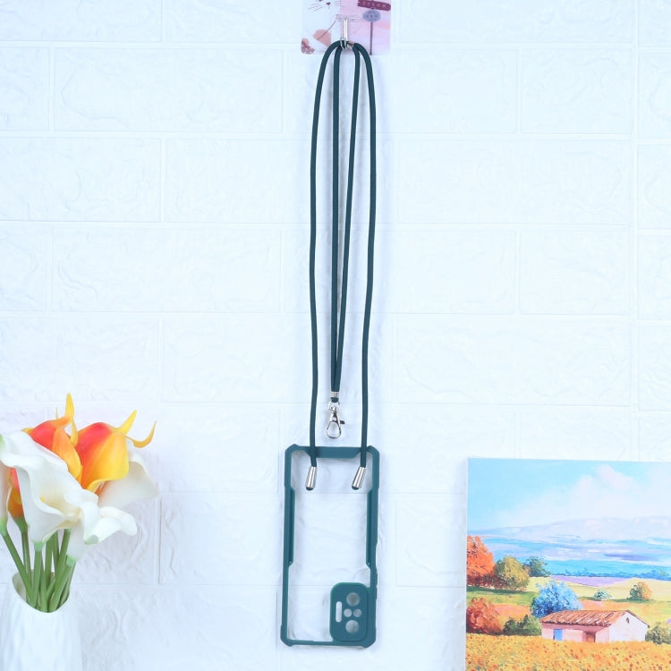 For Xiaomi Redmi Note 10 Pro Max Acrylic + Color TPU Shockproof Case with Neck Lanyard