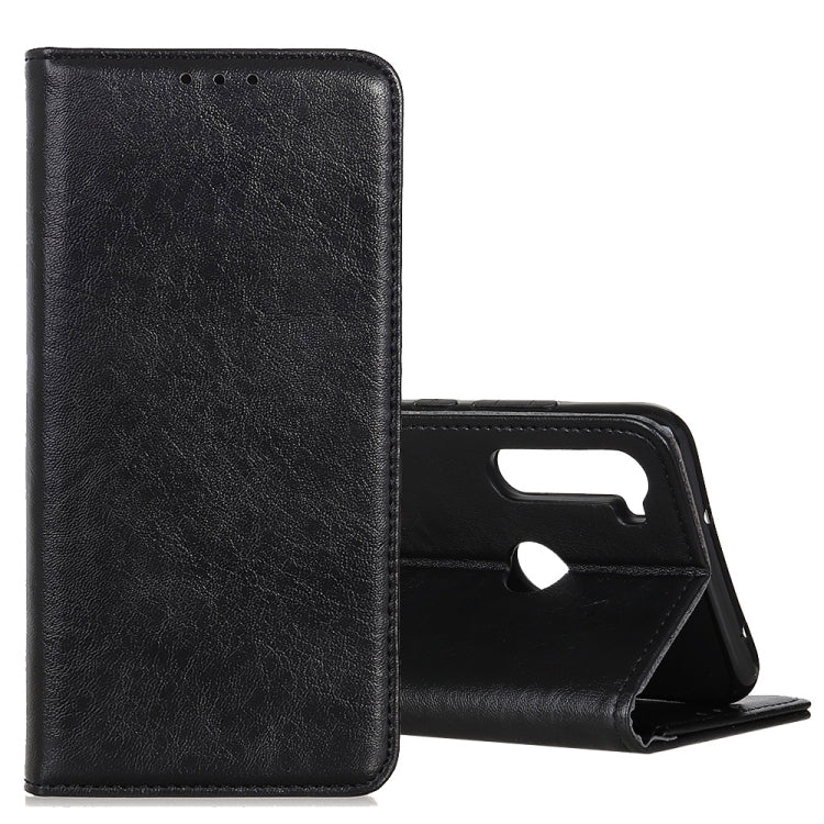 For Xiaomi Redmi Note 8T Magnetic Retro Crazy Horse Texture Horizontal Flip Leather Case with Holder & Card Slots