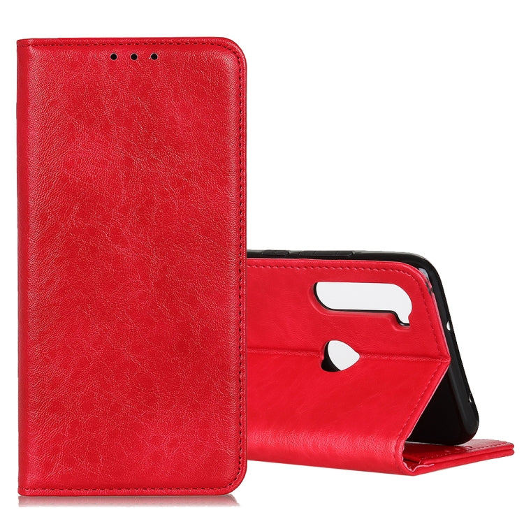 For Xiaomi Redmi Note 8T Magnetic Retro Crazy Horse Texture Horizontal Flip Leather Case with Holder & Card Slots
