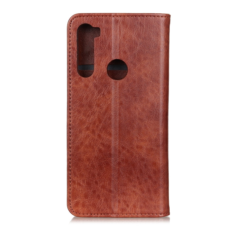 For Xiaomi Redmi Note 8T Magnetic Retro Crazy Horse Texture Horizontal Flip Leather Case with Holder & Card Slots