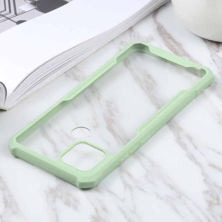 For OPPO A15 Acrylic + Color TPU Shockproof Case