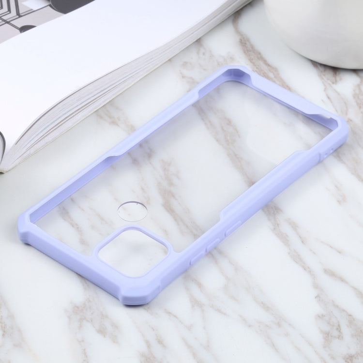 For OPPO A15 Acrylic + Color TPU Shockproof Case