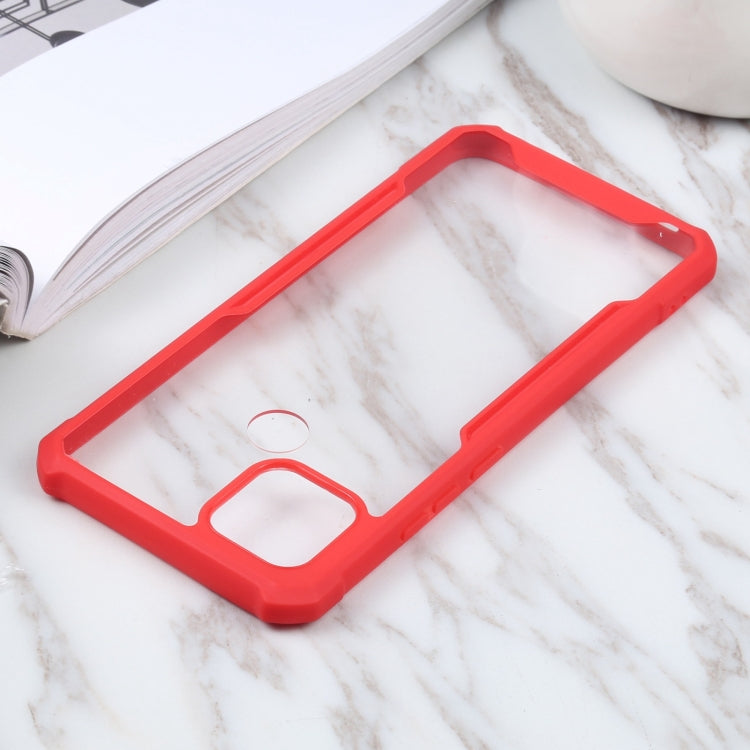 For OPPO A15 Acrylic + Color TPU Shockproof Case