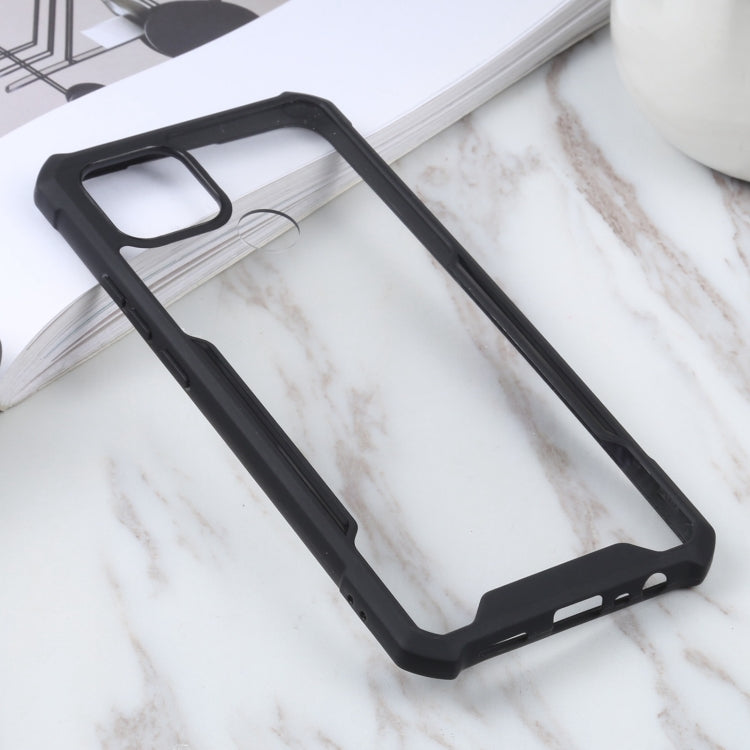 For OPPO A15 Acrylic + Color TPU Shockproof Case