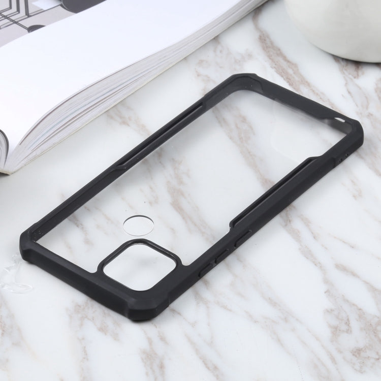 For OPPO A15 Acrylic + Color TPU Shockproof Case