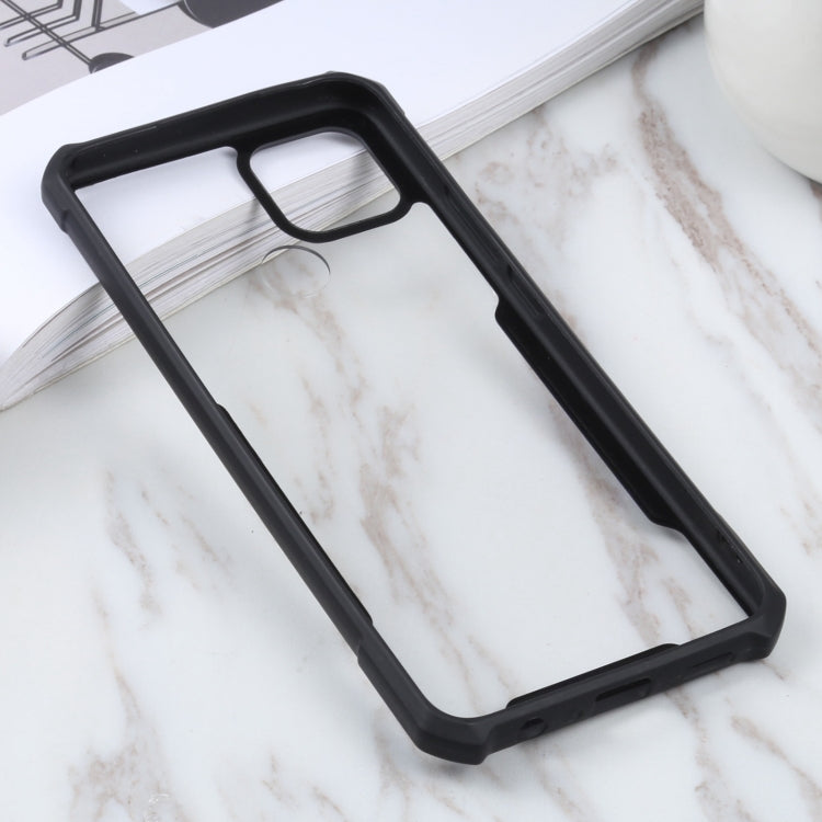 For OPPO A15 Acrylic + Color TPU Shockproof Case