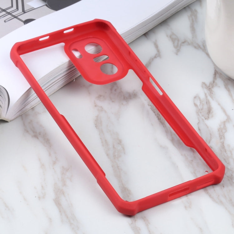 For Xiaomi Redmi K40 CN Version/K40 Pro CN Version/Mi 11i Overseas Version/Poco F3 Overseas Version Acrylic + Color TPU Shockproof Case