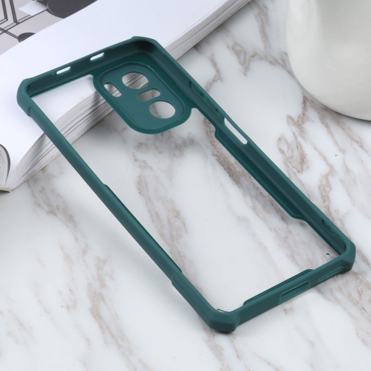 For Xiaomi Redmi K40 CN Version/K40 Pro CN Version/Mi 11i Overseas Version/Poco F3 Overseas Version Acrylic + Color TPU Shockproof Case