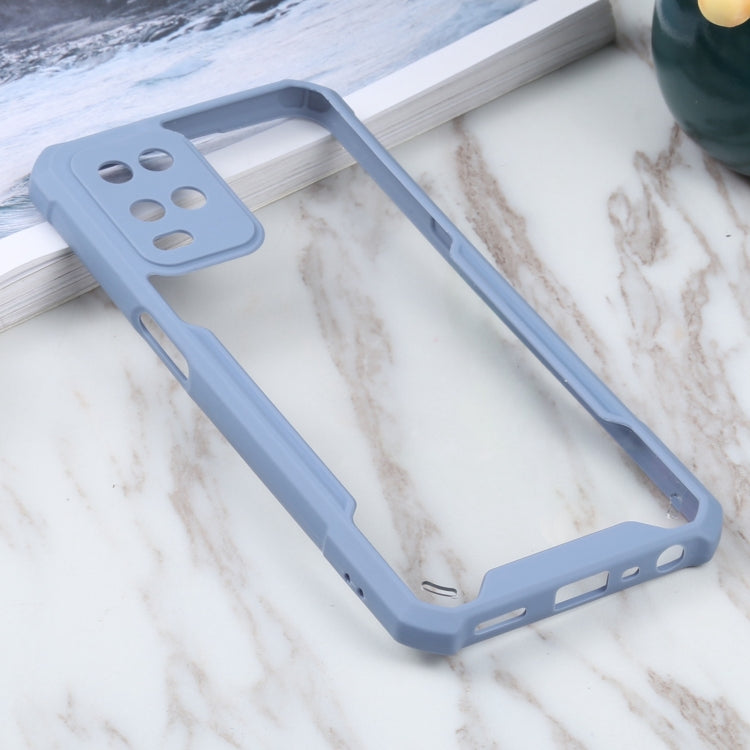 For OPPO A54 4G Acrylic + Color TPU Shockproof Case