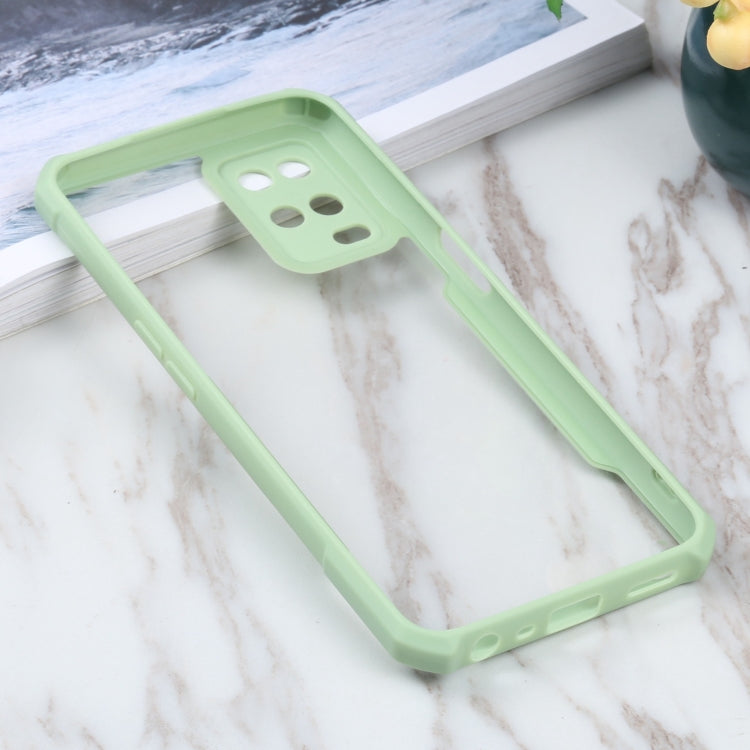 For OPPO A54 4G Acrylic + Color TPU Shockproof Case