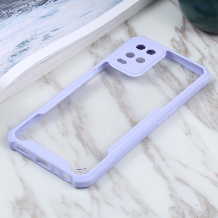 For OPPO A54 4G Acrylic + Color TPU Shockproof Case