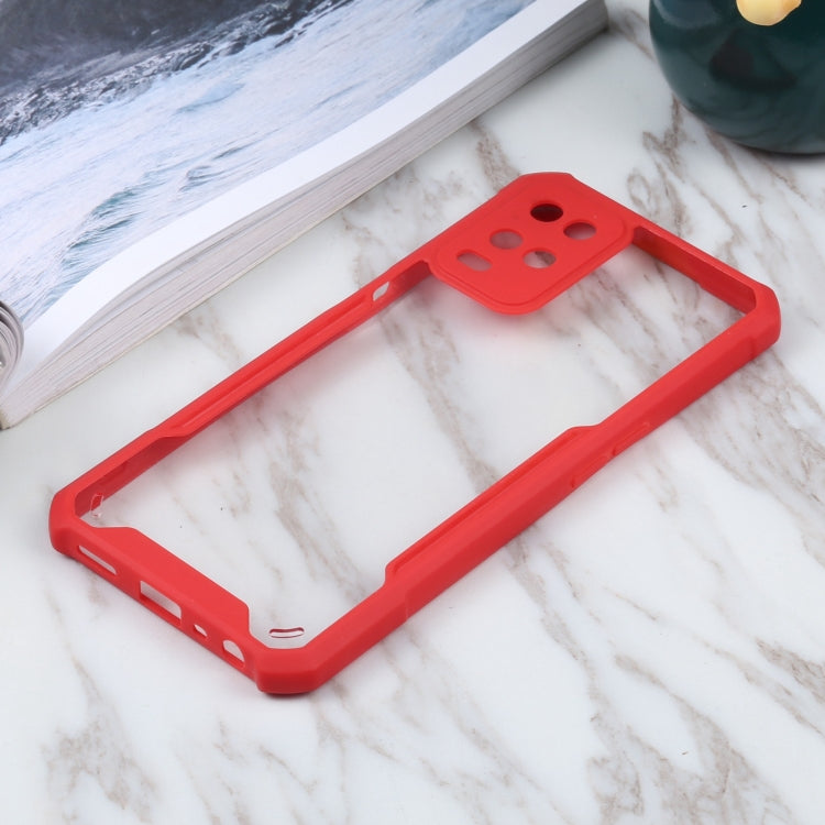For OPPO A54 4G Acrylic + Color TPU Shockproof Case