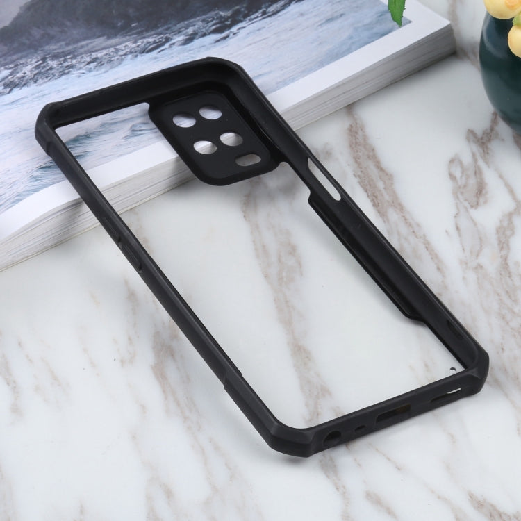 For OPPO A54 4G Acrylic + Color TPU Shockproof Case