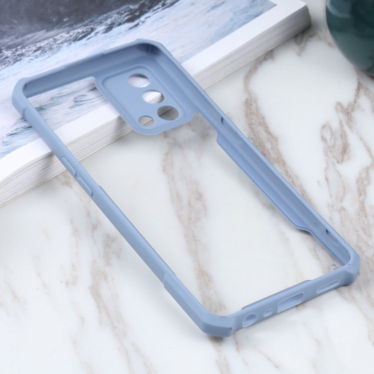 For OPPO A74 4G/F19 Acrylic + Color TPU Shockproof Case