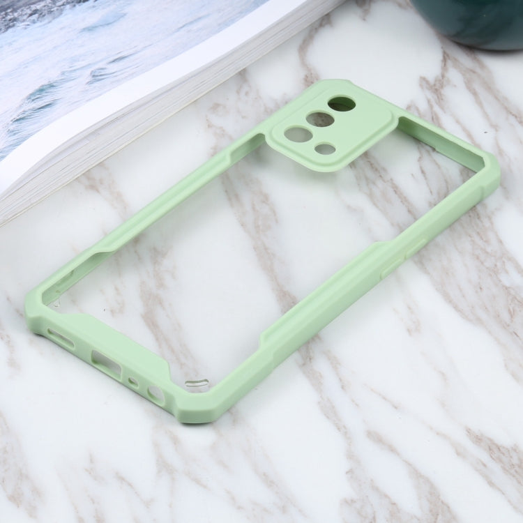 For OPPO A74 4G/F19 Acrylic + Color TPU Shockproof Case
