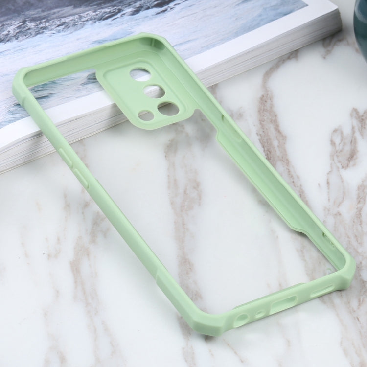 For OPPO A74 4G/F19 Acrylic + Color TPU Shockproof Case