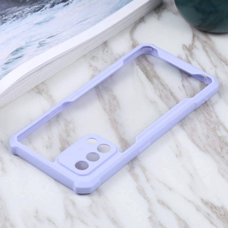For OPPO A74 4G/F19 Acrylic + Color TPU Shockproof Case