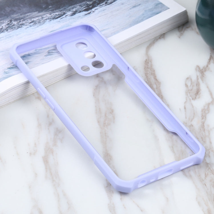 For OPPO A74 4G/F19 Acrylic + Color TPU Shockproof Case