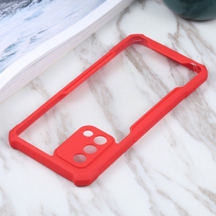 For OPPO A74 4G/F19 Acrylic + Color TPU Shockproof Case