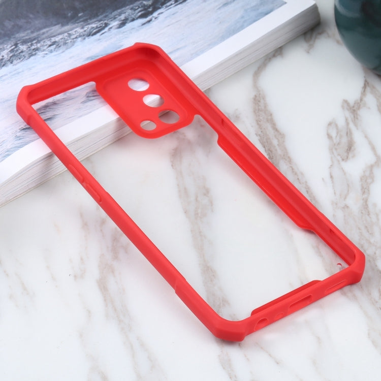 For OPPO A74 4G/F19 Acrylic + Color TPU Shockproof Case