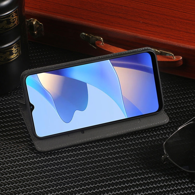 For OPPO A16 Cloth Texture Retro Horizontal Flip Leather Phone Case