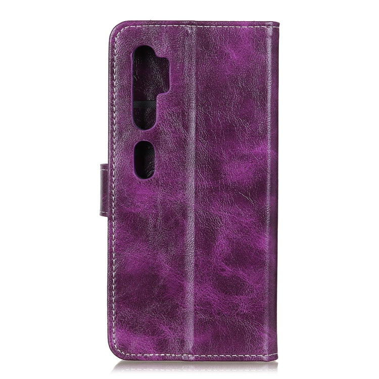For Xiaomi Mi Note 10 / CC9 Pro Retro Crazy Horse Texture Horizontal Flip Leather Case with Holder & Card Slots & Photo Frame & Wallet