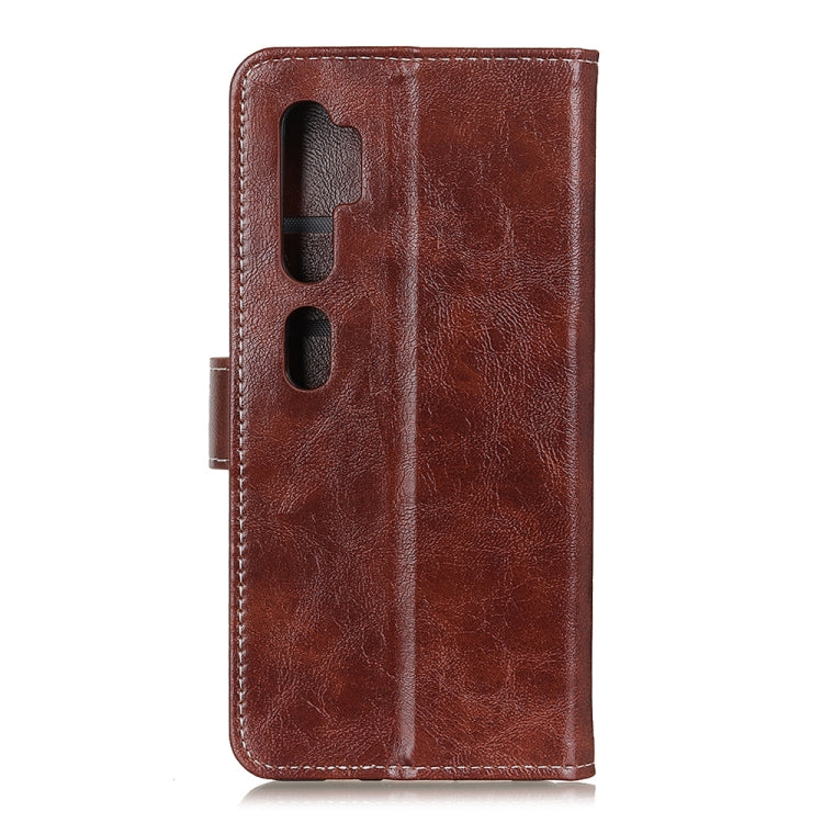 For Xiaomi Mi Note 10 / CC9 Pro Retro Crazy Horse Texture Horizontal Flip Leather Case with Holder & Card Slots & Photo Frame & Wallet