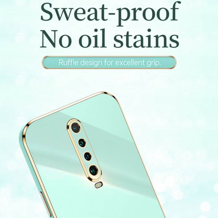 For Xiaomi Redmi K30 XINLI Straight 6D Plating Gold Edge TPU Shockproof Case