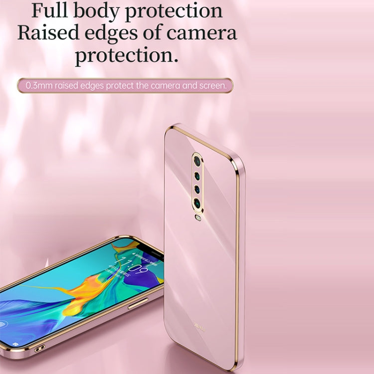 For Xiaomi Redmi K30 XINLI Straight 6D Plating Gold Edge TPU Shockproof Case