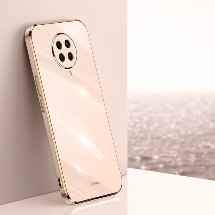 For Xiaomi Redmi K30 Pro XINLI Straight 6D Plating Gold Edge TPU Shockproof Case