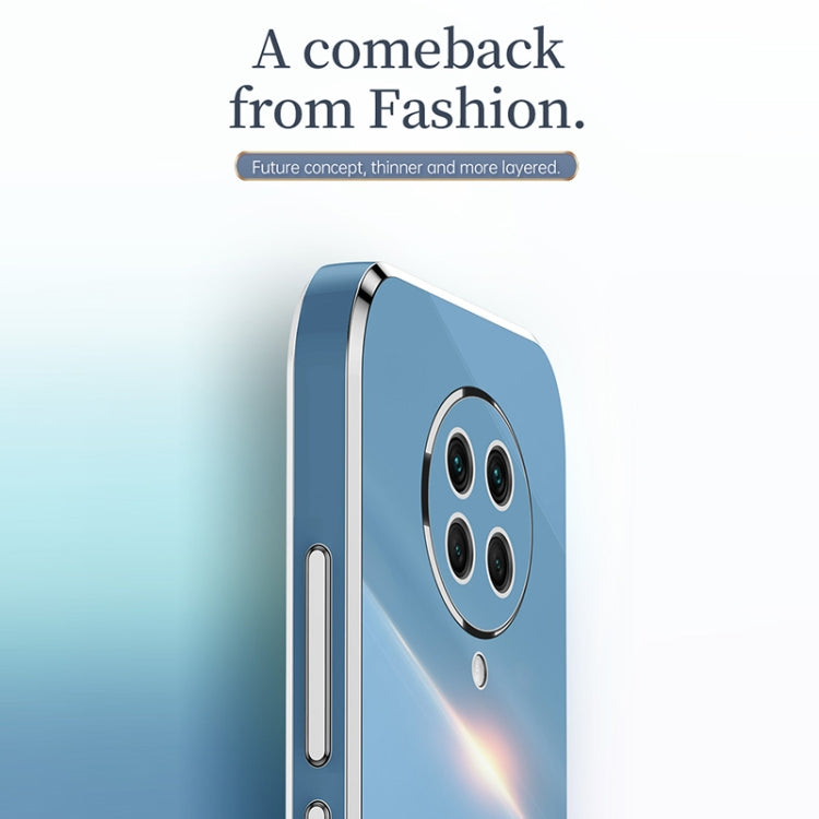 For Xiaomi Redmi K30 Pro XINLI Straight 6D Plating Gold Edge TPU Shockproof Case