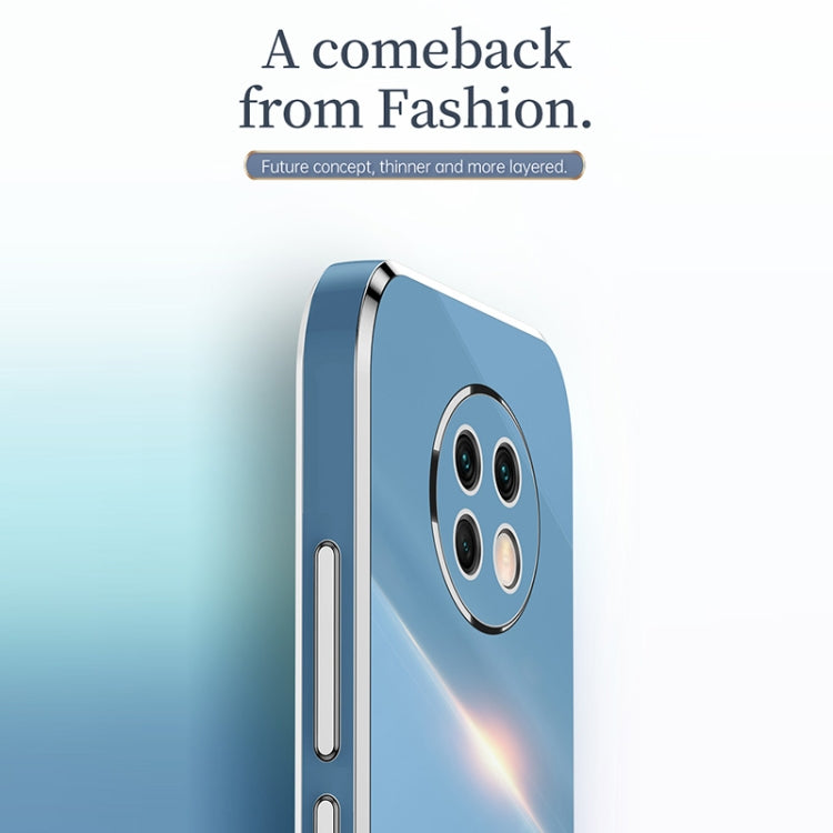 For Xiaomi Redmi Note 9 5G XINLI Straight 6D Plating Gold Edge TPU Shockproof Case